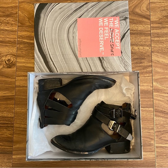 Jeffrey Campbell Everly Ankle Boot - Black - Picture 5 of 5